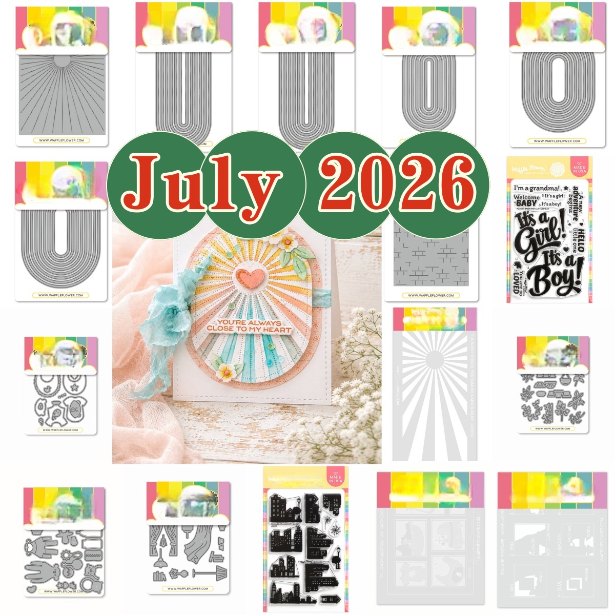 Baby Food Fruits - 2026年7月 ウィンドウズポストコラージュ 長方形オーバル ベビーメタルカッティングダイ クリアスタンプ ステンシル