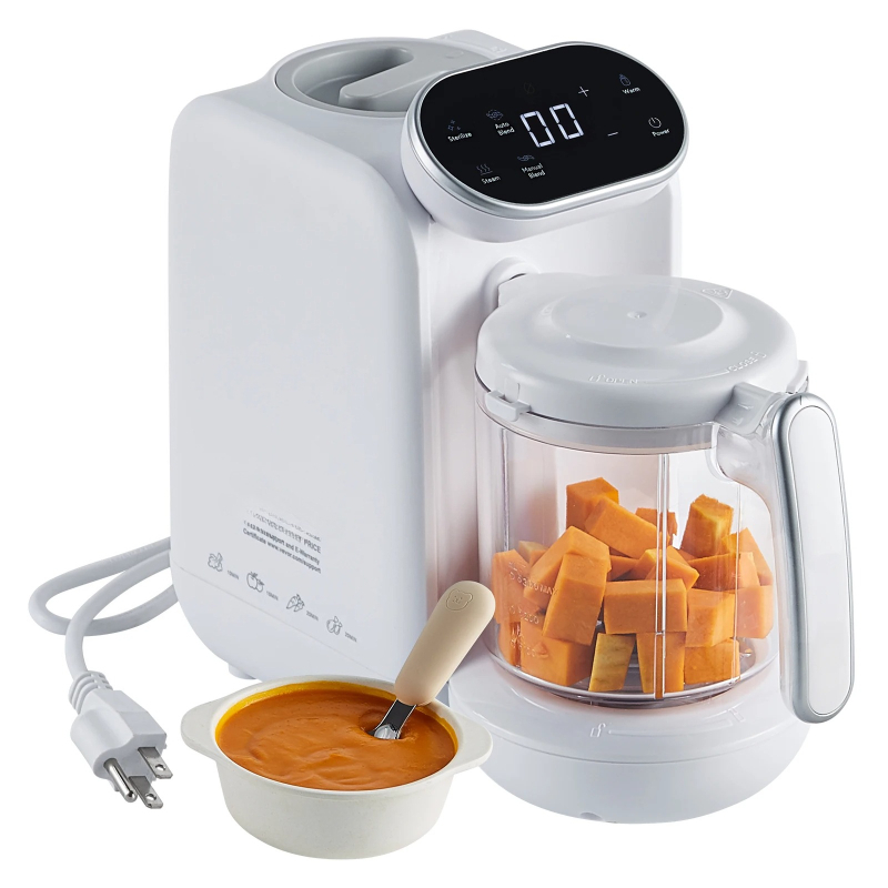 Baby Food Maker And Steamer - ベビーフードメーカー 430W 750mlトリタンボウル SUS304 5 in