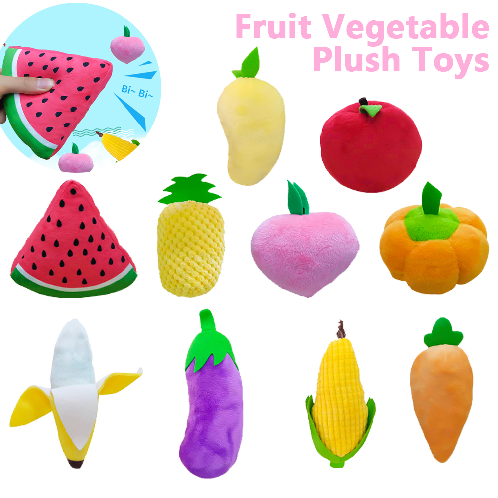 Baby Food Banana - 漫画野菜カボチャぬいぐるみおもちゃかわいい子供のためのソフトかわいいフルーツ桃バナナ赤ちゃんなだめるぬいぐるみ子供女の子ギフト
