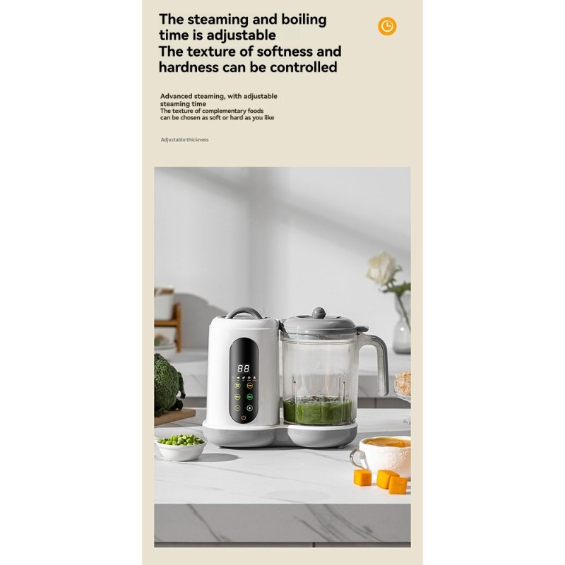 Baby Food Maker And Steamer - CKFAM-自動ベビーフードメーカー-多機能スチーマーブレンダー-幼児用-英国プラグ対応 UK PLUG