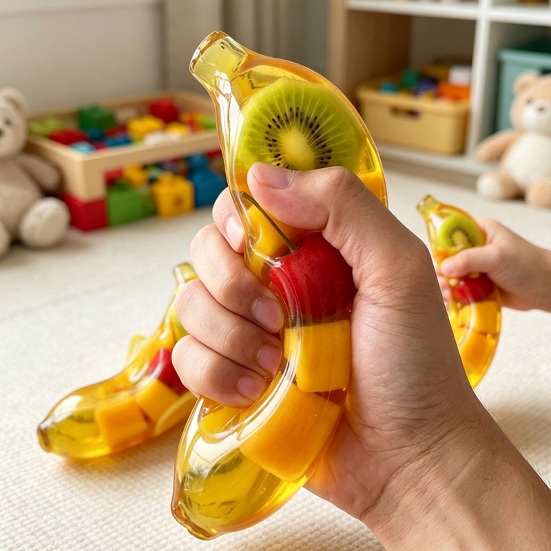1-8 個の遅い反動バナナスクイーズおもちゃマルトースソフト - Baby Food Banana のレビューと価格