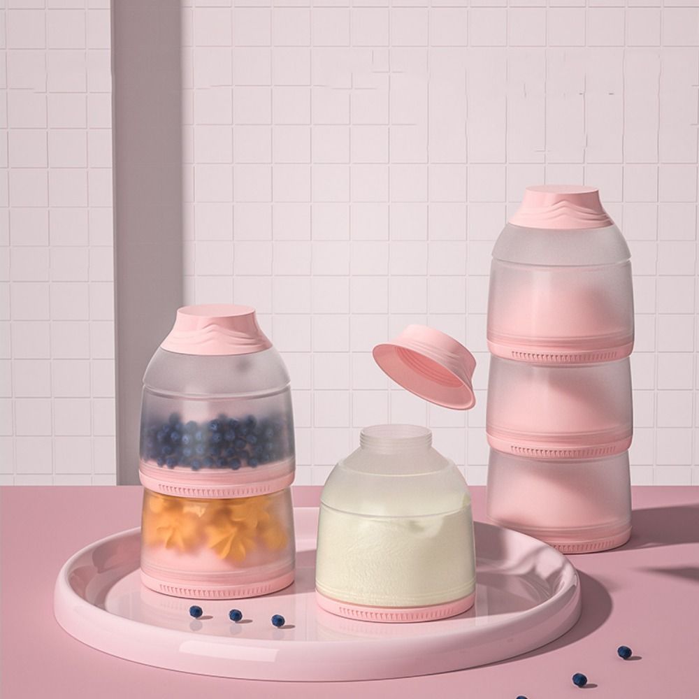 3層ベビーミルクパウダーボックスコンパートメント大容量ポータ - Baby Food Fruits のレビューと価格