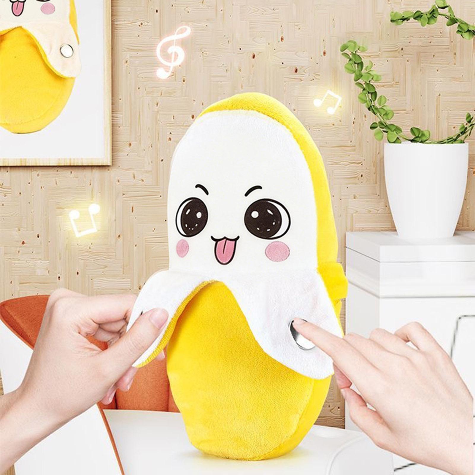 創造的なバナナ枕、人感センサー付きバナナメトロノームぬいぐる - Baby Food Banana のレビューと価格