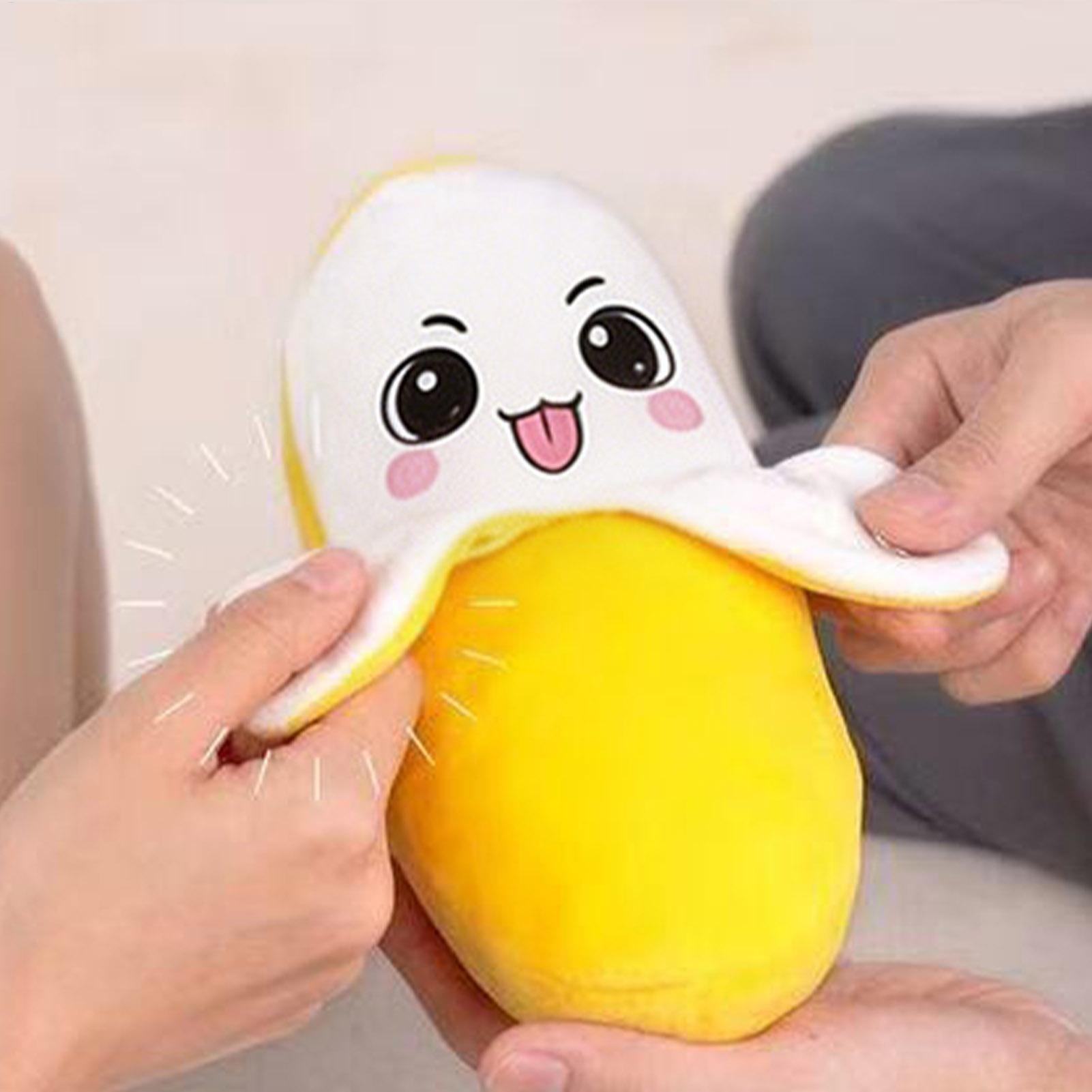 創造的なバナナ枕、人感センサー付きバナナメトロノームぬいぐる - Baby Food Banana のレビューと価格