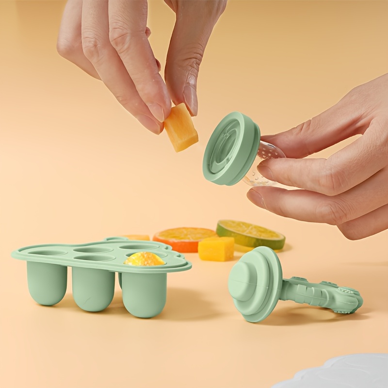 2 個/1 個ミニベビー果物野菜冷凍庫型蓋付き、フルーツフィ - Baby Food Freezer Tray のレビューと価格