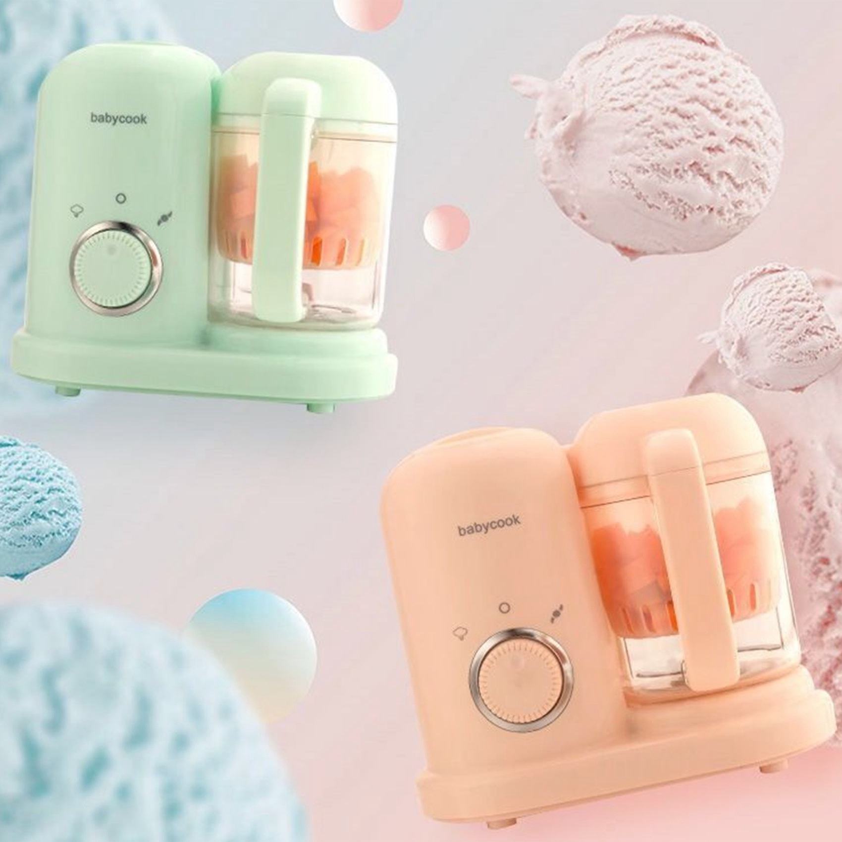 HIM-ベビーフードメーカー、多機能スチーマーグラインダーブ - Baby Food Maker And Steamer のレビューと価格
