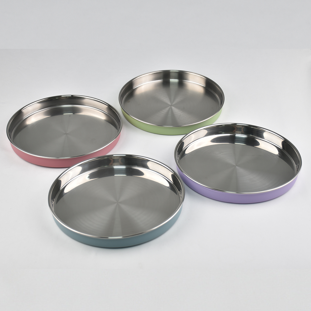 カスタムネームラウンドプレート食器シリコンステンレス鋼幼児用 - Baby Food Freezer Tray のレビューと価格