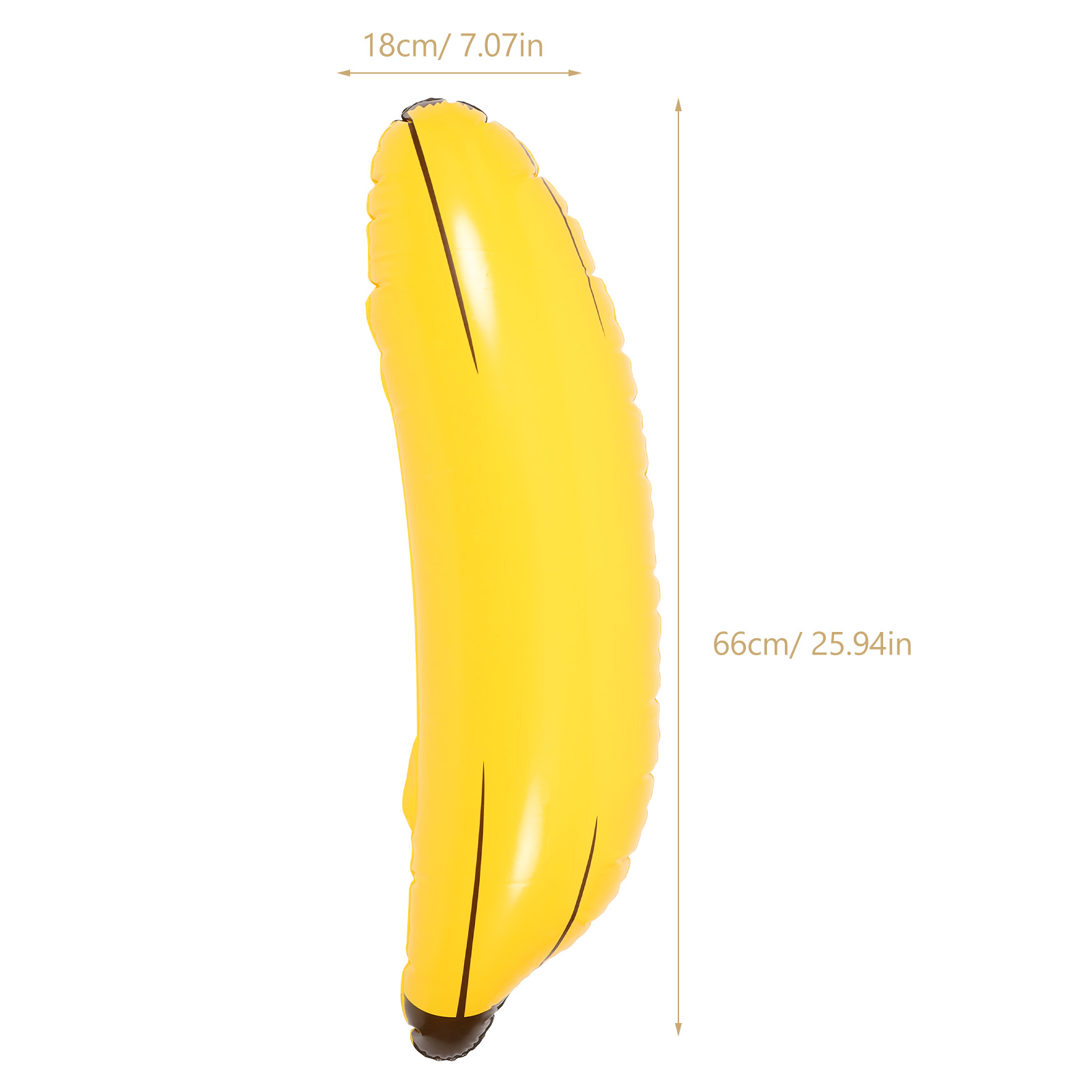 6 個インフレータブルバナナおもちゃ黄色写真小道具バルーンア - Baby Food Banana のレビューと価格