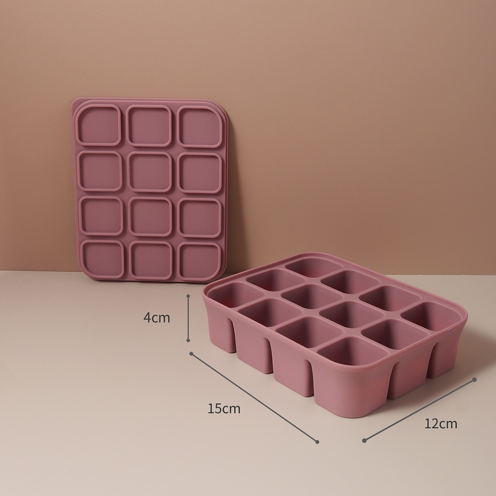 名前入りベビーフードフリーザートレイ、12セルBPAフリーシ - Baby Food Freezer Tray のレビューと価格