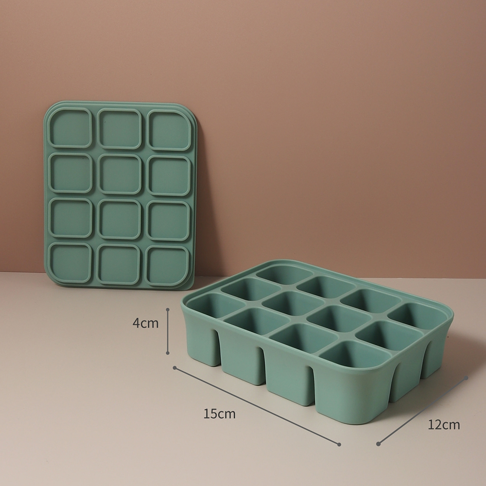 名前入りベビーフードフリーザートレイ、12セルBPAフリーシ - Baby Food Freezer Tray のレビューと価格