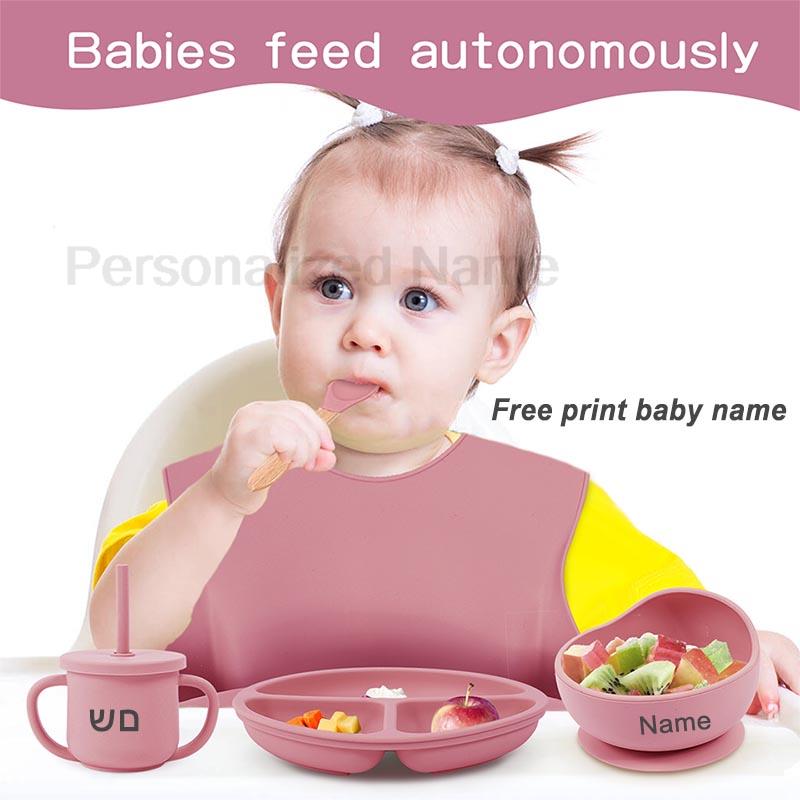 赤ちゃん用シリコンカップ,子供用食器,カスタマイズ可能な名前 - Baby Food Name のレビューと価格
