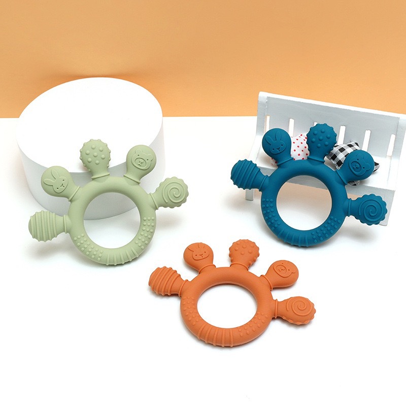 ベビーパームシリコン歯磨きブレスレット歯ぎしり歯をなだめる噛 - Baby Food Eating のレビューと価格