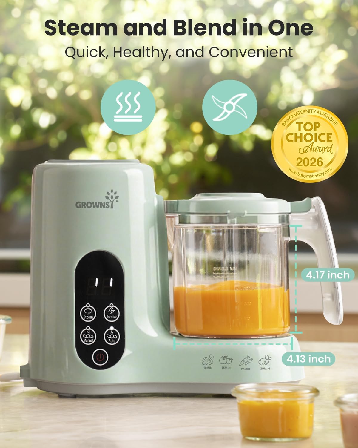 ベビーフードメーカー スチームバスケット フードプロセッサー - Baby Food Maker And Steamer のレビューと価格