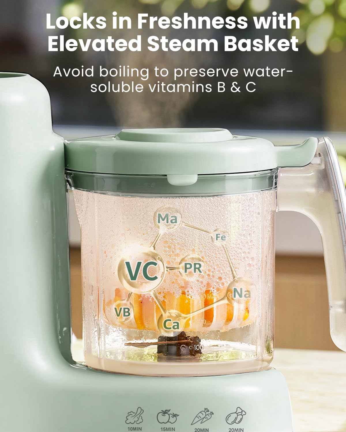 ベビーフードメーカー スチームバスケット フードプロセッサー - Baby Food Maker And Steamer のレビューと価格