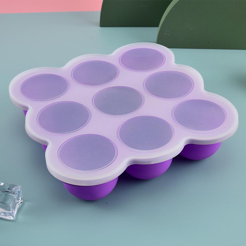 ベビーフードシリコン容器 9グリッド冷凍トレイ 漏れ防止蓋  - Baby Food Freezer Tray のレビューと価格