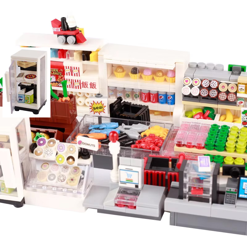 MOC シティフードビルディングブロック野菜果物バナナピザチ - Baby Food Banana のレビューと価格