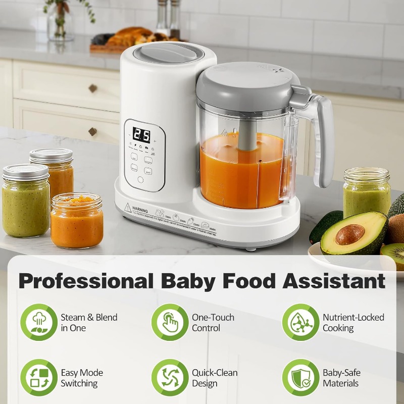 ベビーフードメーカー スチーマー ブレンダー 4 in 1  - Baby Food Maker And Steamer のレビューと価格