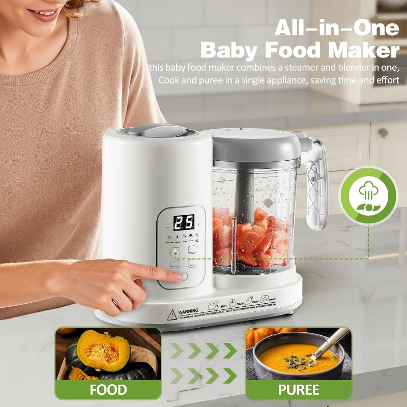 ベビーフードメーカー スチーマー ブレンダー 4 in 1  - Baby Food Maker And Steamer のレビューと価格