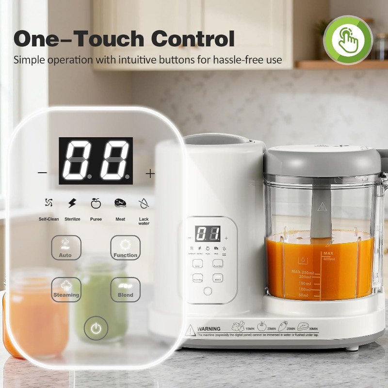 ベビーフードメーカー スチーマー ブレンダー 4 in 1  - Baby Food Maker And Steamer のレビューと価格