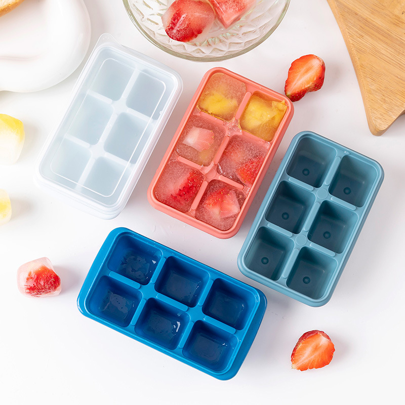 ふたなしのシリコン製アイスキューブ,簡単にリリース,冷凍庫, - Baby Food Freezer Tray のレビューと価格