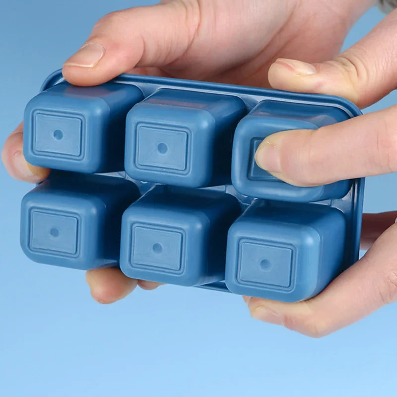 ふたなしのシリコン製アイスキューブ,簡単にリリース,冷凍庫, - Baby Food Freezer Tray のレビューと価格