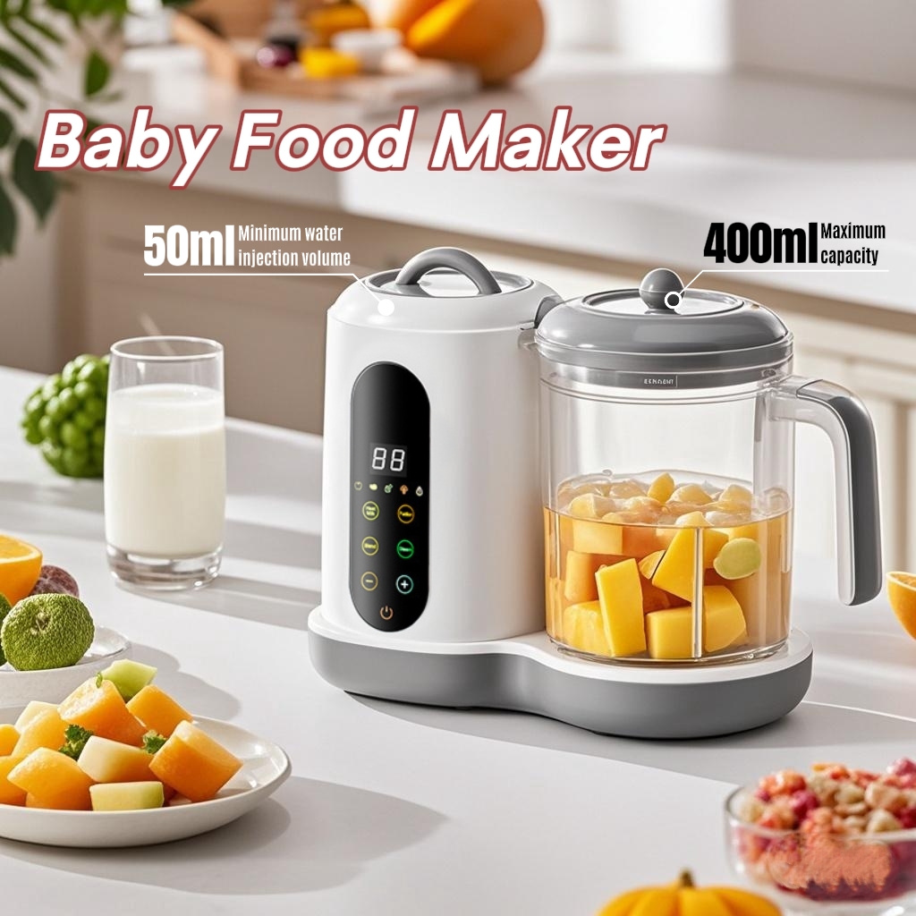 多機能ベビーフードメーカー、自動ベビーフードプロセッサー、ス - Baby Food Maker And Steamer のレビューと価格