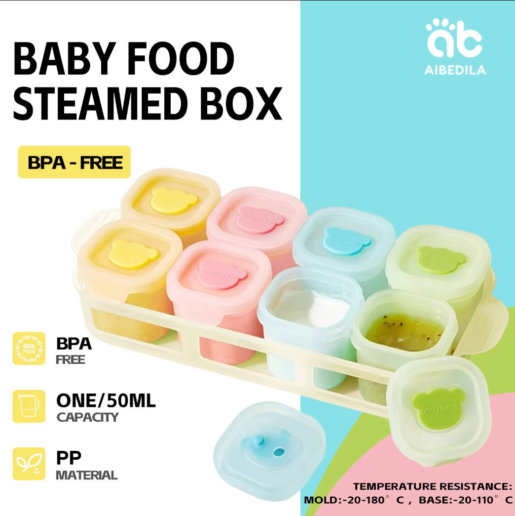 AIBEDILA ベビーシリコーン食品冷凍トレイ独立グリッド - Baby Food Freezer Tray のレビューと価格