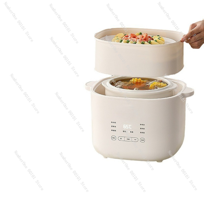 電気シチューポット ダブルボイラー セラミック蒸し器 ベビー - Baby Food Maker And Steamer のレビューと価格