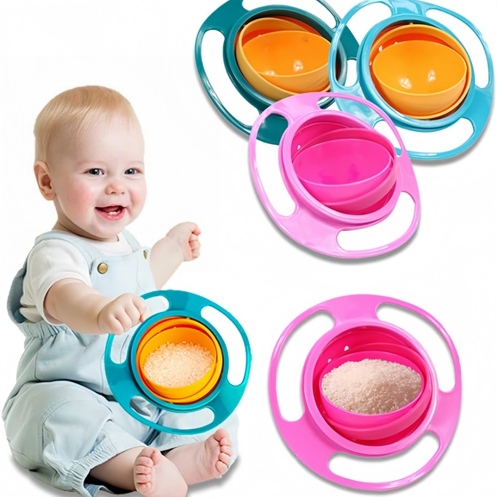 360 回転ベビージャイロ給餌ボウル赤ちゃんのための落下防止 - Baby Food Freezer Tray のレビューと価格