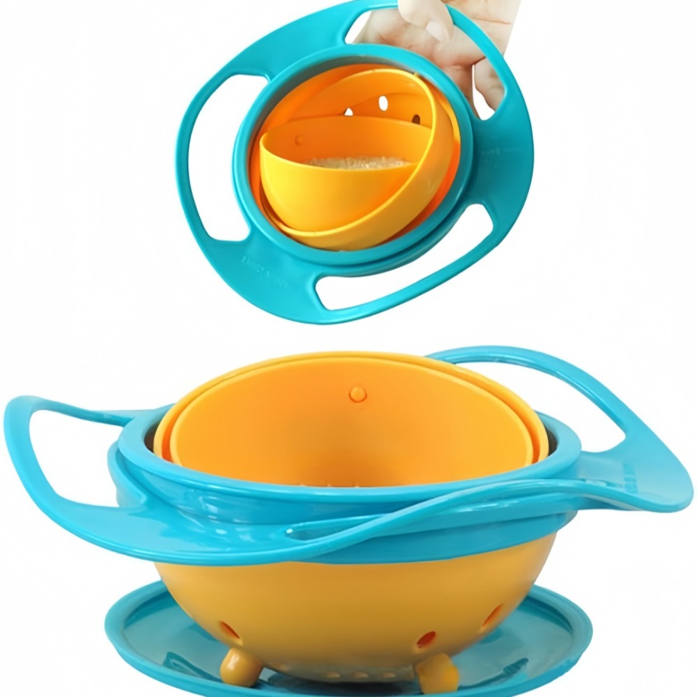 360 回転ベビージャイロ給餌ボウル赤ちゃんのための落下防止 - Baby Food Freezer Tray のレビューと価格