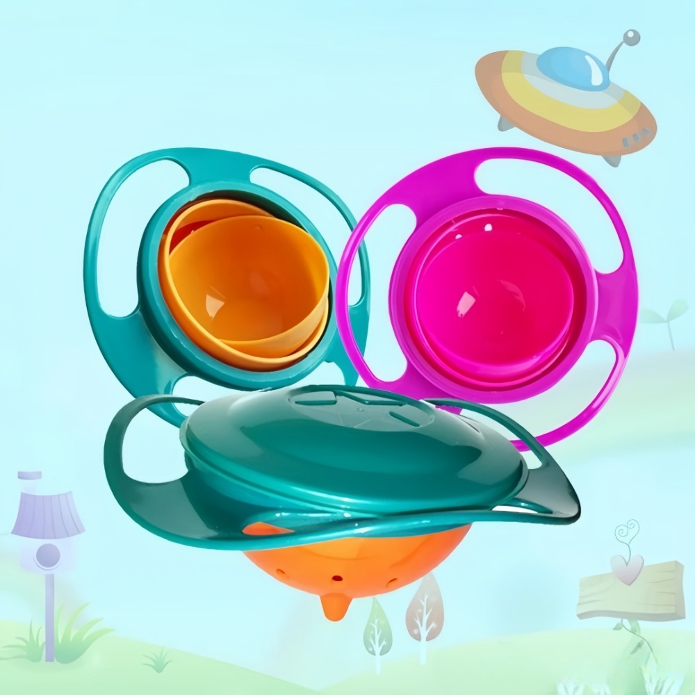 360 回転ベビージャイロ給餌ボウル赤ちゃんのための落下防止 - Baby Food Freezer Tray のレビューと価格