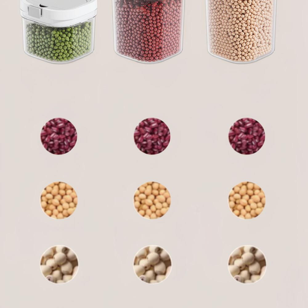 密閉式のキッチン用食品保存容器。粉ミルクの整理・収納に最適。 - Dry Food Baby のレビューと価格