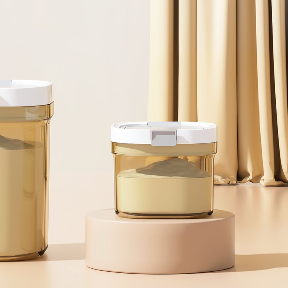 密閉式のキッチン用食品保存容器。粉ミルクの整理・収納に最適。 - Dry Food Baby のレビューと価格