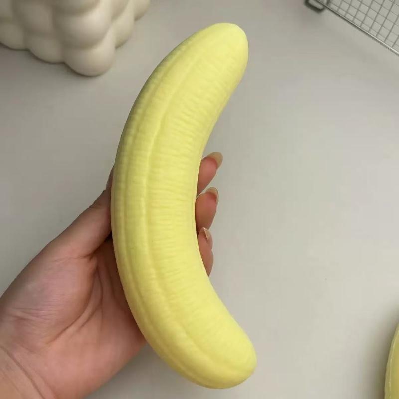 ストレス解消バナナパルプフィジェットトイ PU製スローリバウ - Baby Food Banana のレビューと価格