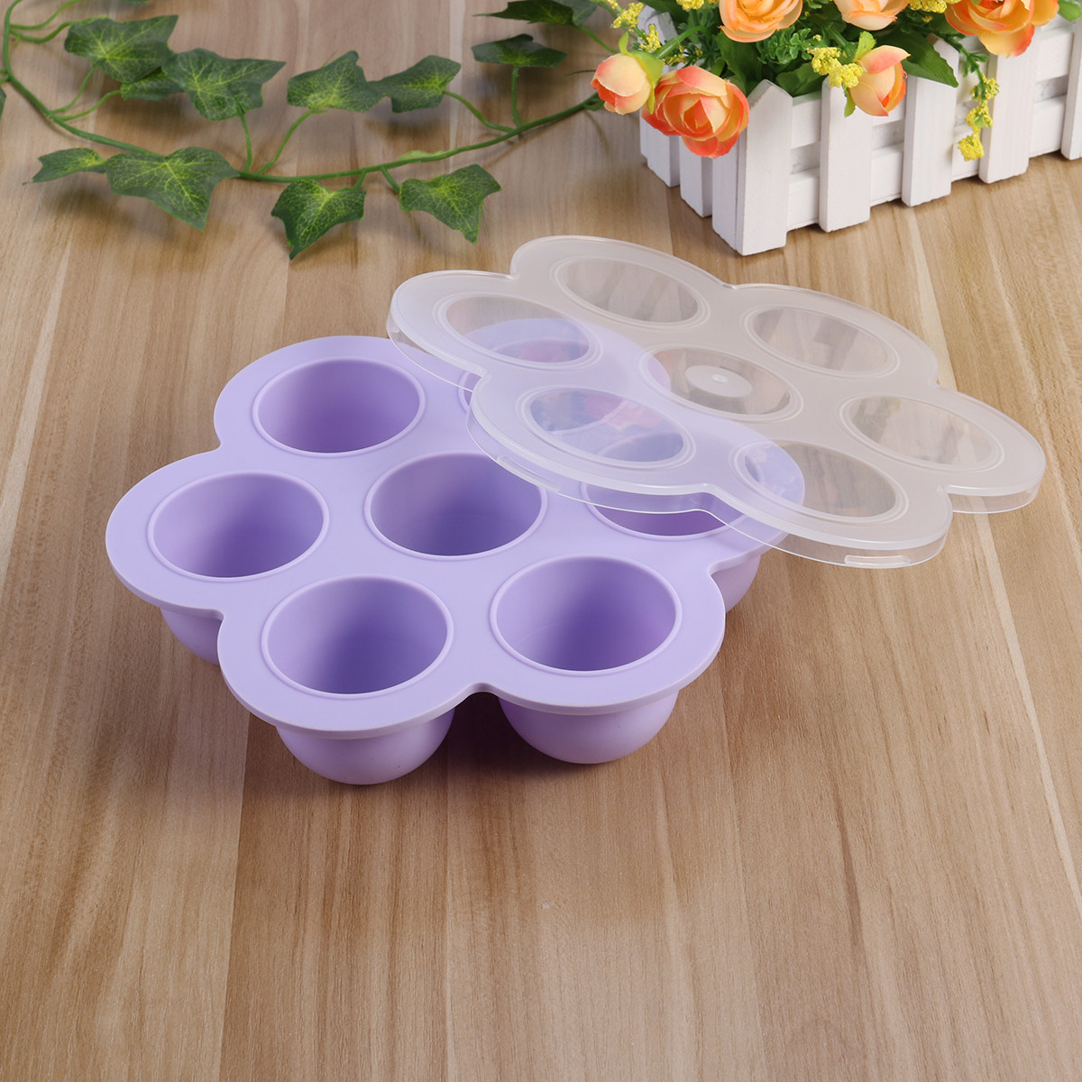 高品質な食品グレードのシリコン製、7つの仕切り付きのベビーフ - Baby Food Freezer Tray のレビューと価格