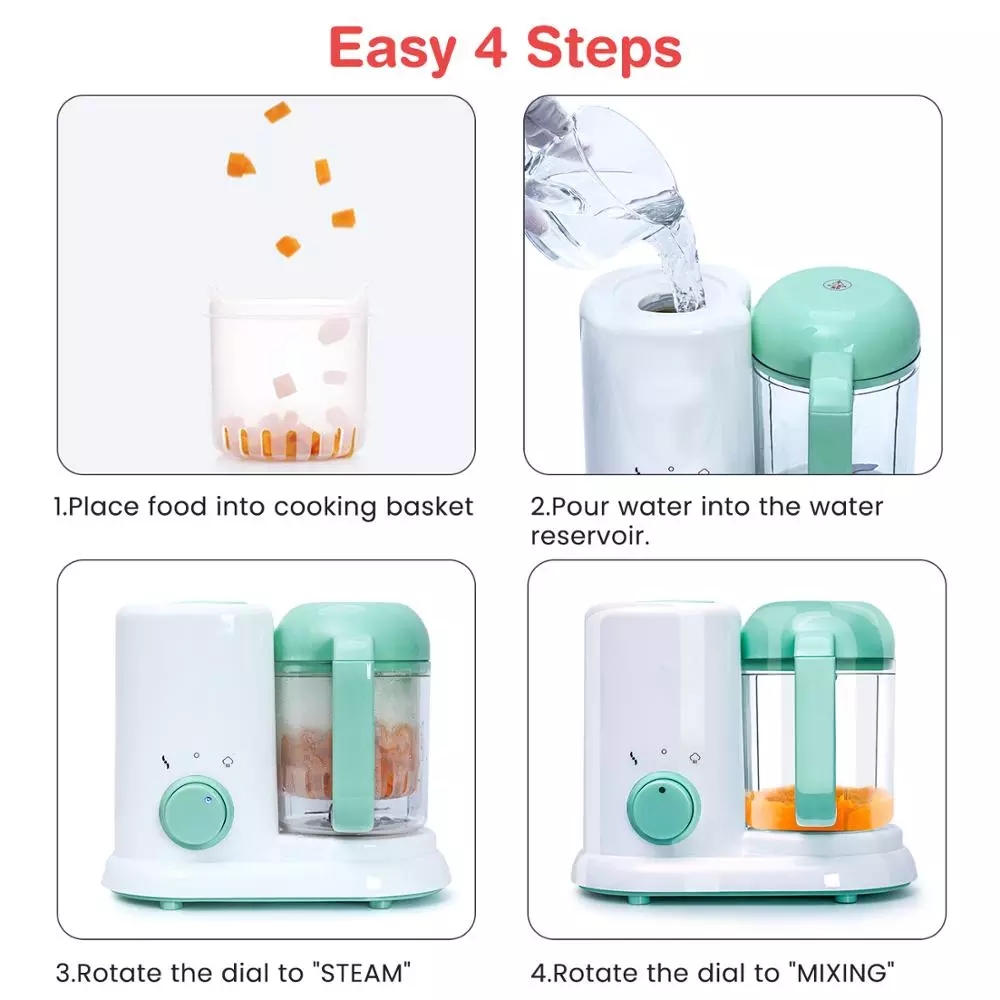 ベビーフードスクイーザー,食品サプリメント,食品,果物と野菜 - Baby Food Maker And Steamer のレビューと価格