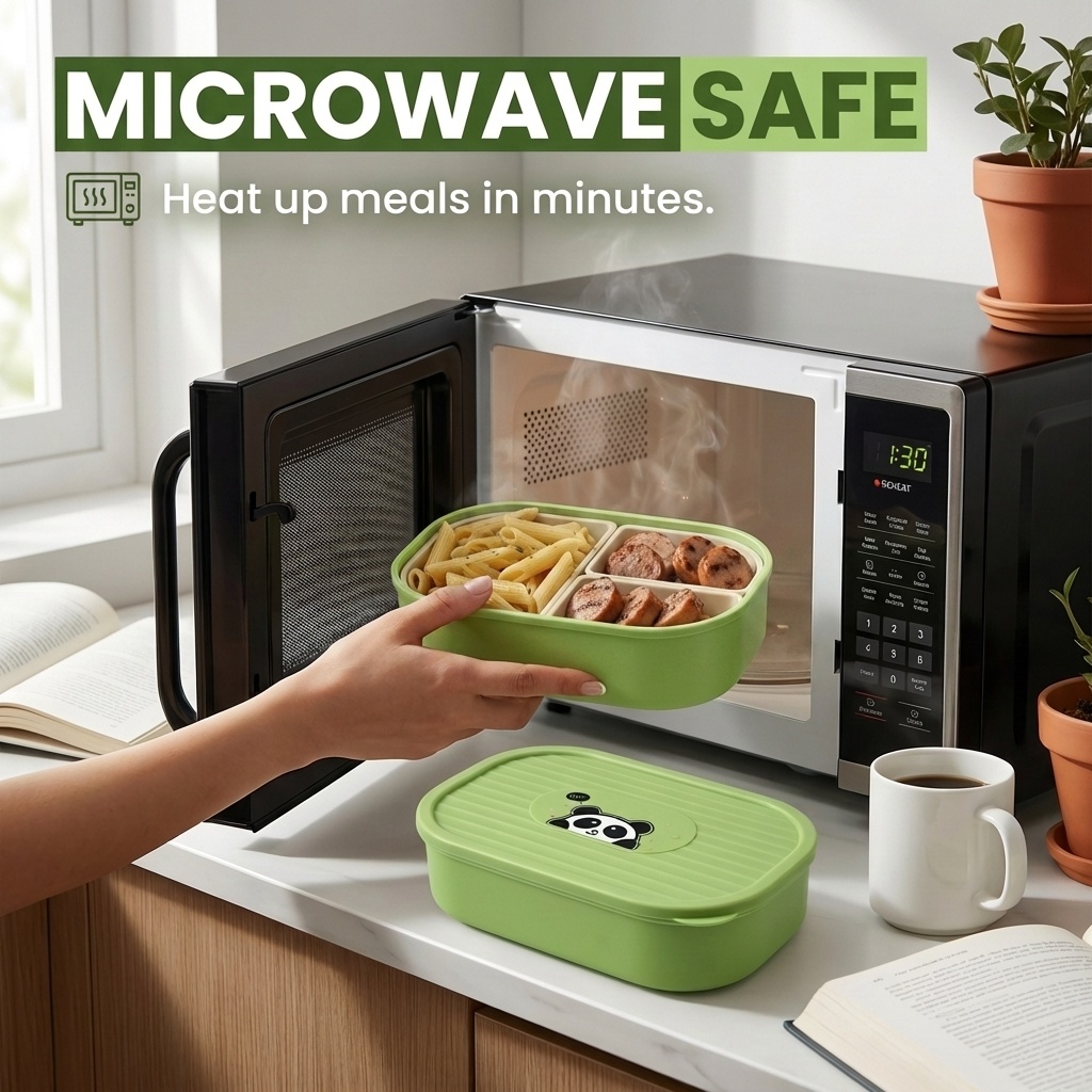 かわいいプラスチック製の分割ランチボックス子供学生用ポータブ - Baby Food Fruits のレビューと価格
