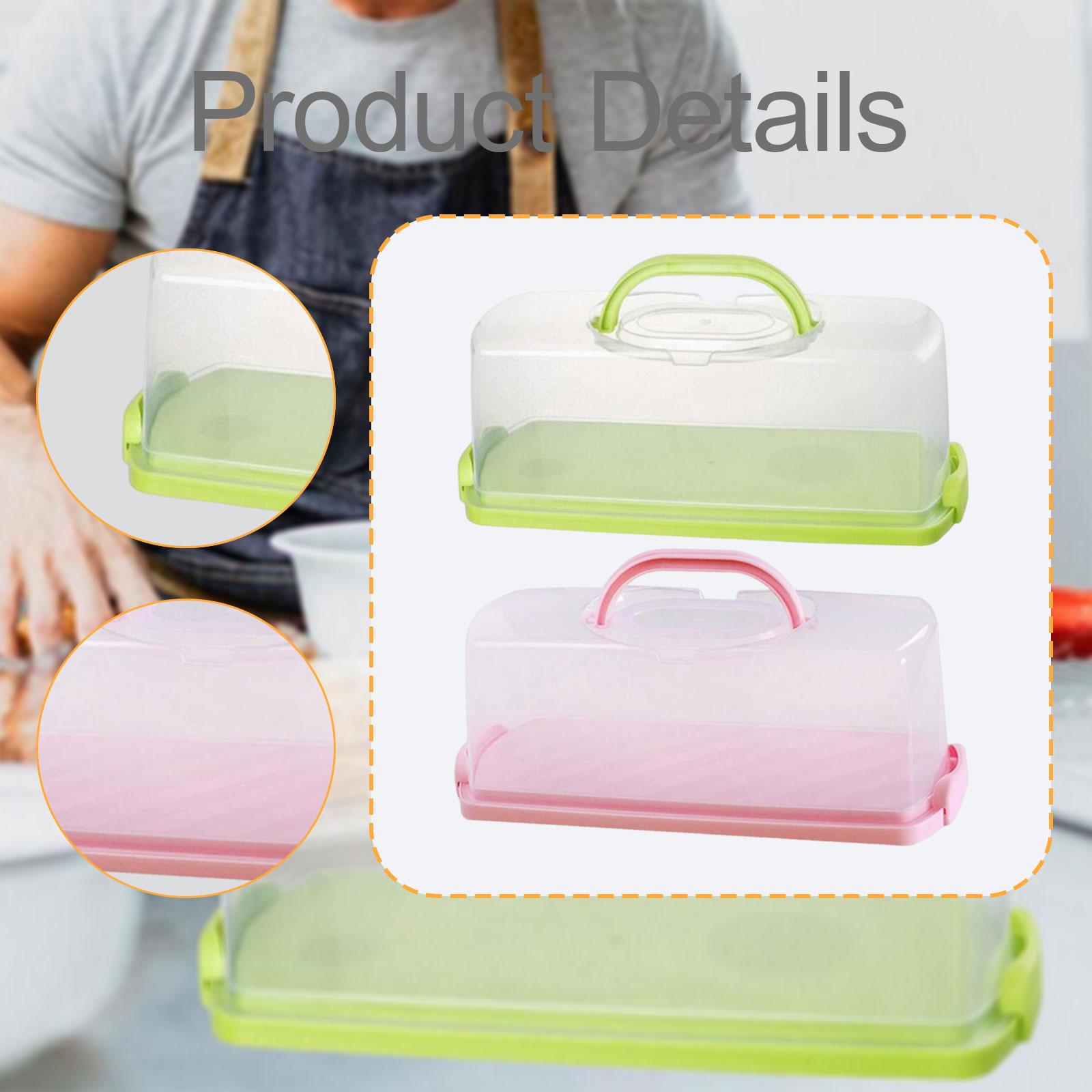 2個入り長方形ブレッドボックス、ハンドル付き食品キャリア、バ - Baby Food Banana のレビューと価格