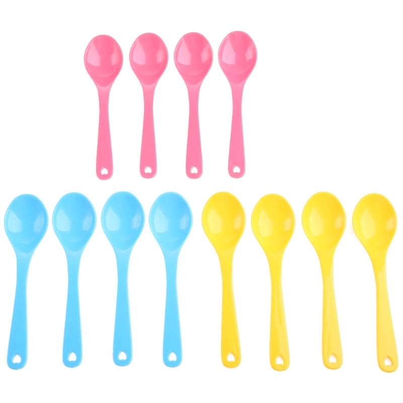 赤ちゃんのためのプラスチック製の食事スプーン,12個,幼児の - Baby Food Eating のレビューと価格